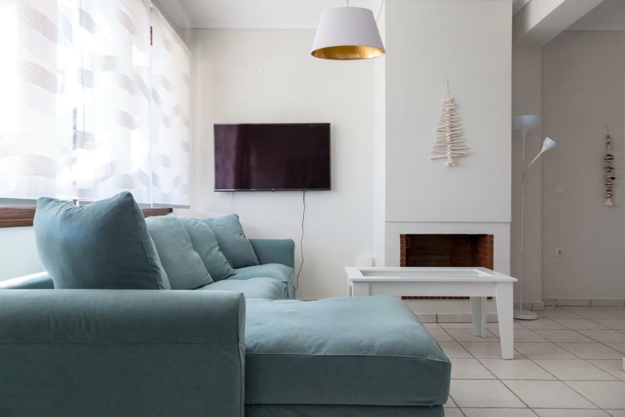 Villa Kristin 2 - 2Min Walk To Great Sandy, Shallow Beach Nikiti  Ngoại thất bức ảnh